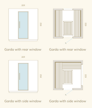 Lade das Bild in den Galerie-Viewer, Auroom Garda Kompaktsauna