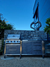 Lade das Bild in den Galerie-Viewer, Modulare BurnOut Outdoor-Küche – Flexibilität und Stil für Ihren Garten