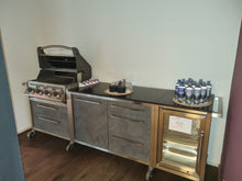 Lade das Bild in den Galerie-Viewer, Modulare BurnOut Outdoor-Küche – Flexibilität und Stil für Ihren Garten